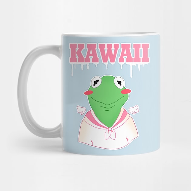 Kawaii kermit the frog by mamitheartist by MamiTheArtist